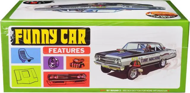 Alt view image 2 of 4 - Skill 2 Model Kit 1965 Chevrolet Chevelle AWB Funny Car "Time Machine" 1/25 Scale Model by AMT