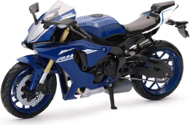 Alt view image 2 of 3 - Yamaha YZF-R1 Motorcycle Blue 1/12 Diecast Model by New Ray