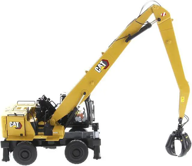 Alt view image 3 of 6 - CAT Caterpillar MH3040 Wheel Material Handler with Operator "High Line Series" 1/50 Diecast Model by Diecast Masters