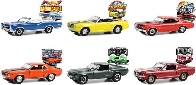 Alt view image 3 of 4 - "Woodward Dream Cruise" Set of 6 pieces Series 1 1/64 Diecast Model Cars by Greenlight
