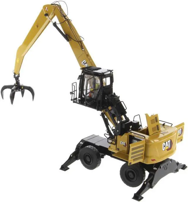 Alt view image 6 of 6 - CAT Caterpillar MH3040 Wheel Material Handler with Operator "High Line Series" 1/50 Diecast Model by Diecast Masters