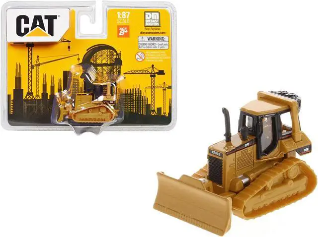 Main image of CAT Caterpillar D5M Track-Type Tractor Yellow 1/87 (HO) Diecast Model by Diecast Masters