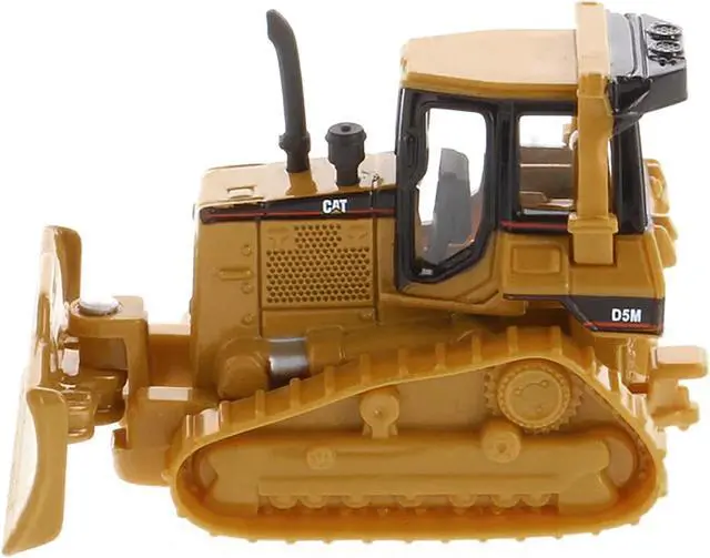 Alt view image 2 of 5 - CAT Caterpillar D5M Track-Type Tractor Yellow 1/87 (HO) Diecast Model by Diecast Masters