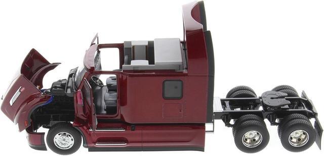 Alt view image 2 of 6 - Peterbilt 579 Ultraloft Tractor Truck Red Metallic "Transport Series" 1/32 Diecast Model by Diecast Masters