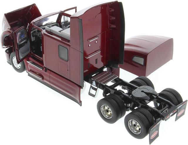 Alt view image 4 of 6 - Peterbilt 579 Ultraloft Tractor Truck Red Metallic "Transport Series" 1/32 Diecast Model by Diecast Masters