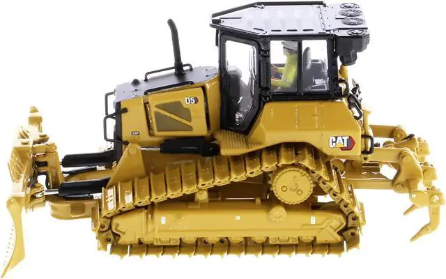 Alt view image 2 of 5 - CAT Caterpillar D5 LGP VPAT Track Type Tractor Dozer Yellow w/Operator "High Line" Series 1/50 Diecast Model by Diecast Masters