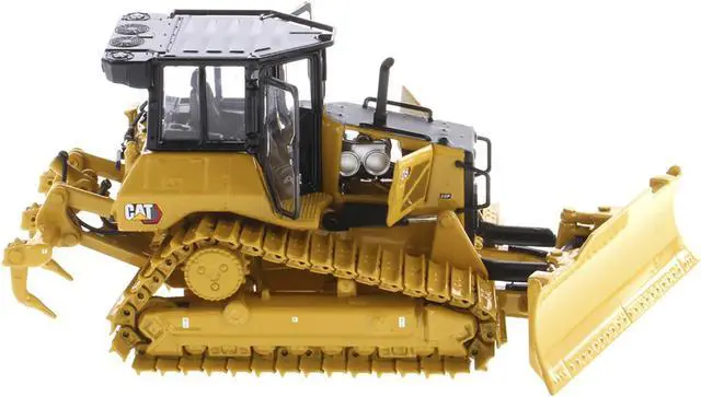 Alt view image 3 of 5 - CAT Caterpillar D5 LGP VPAT Track Type Tractor Dozer Yellow w/Operator "High Line" Series 1/50 Diecast Model by Diecast Masters