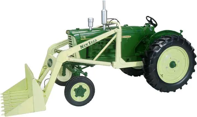 Alt view image 2 of 3 - Oliver 770 Wide Front Tractor with Loader Green "Classic Series" 1/16 Diecast Model by SpecCast