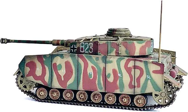Alt view image 2 of 3 - Germany Pz.Kpfw.IV Ausf.H with Schurzen Tank #823 "2.Pz.Div., Normandy" "NEO Dragon Armor" 1/72 Plastic Model by Dragon Models