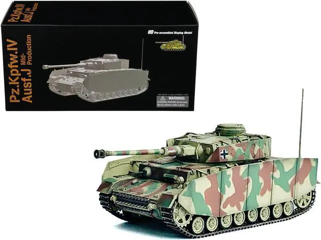 Main image of Germany Pz.Kpfw.IV Ausf.J Mid Production Tank "NEO Dragon Armor" Series 1/72 Plastic Model by Dragon Models