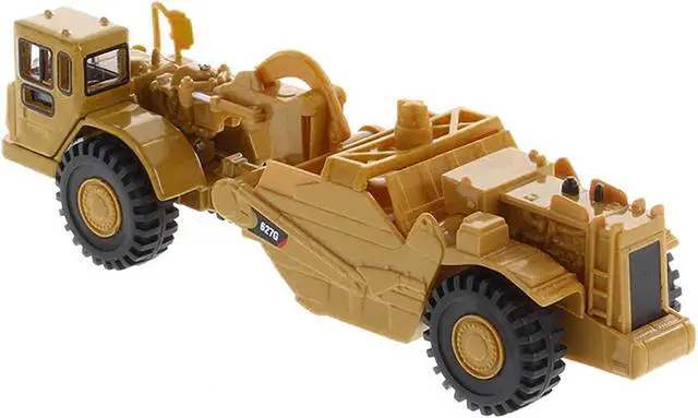 Alt view image 3 of 5 - CAT Caterpillar 627G Auger Scraper Yellow 1/87 (HO) Diecast Model by Diecast Masters