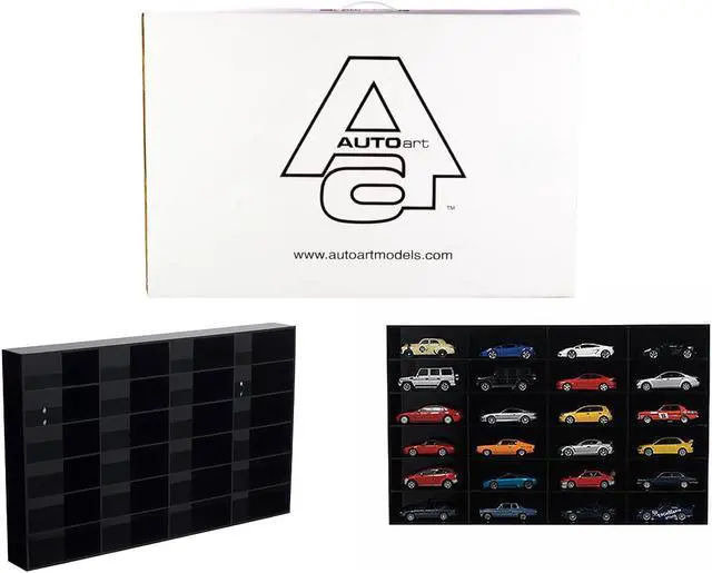 Main image of 24 Car Acrylic Display Show Case Shelf for 1/43 Scale Model Cars by Autoart