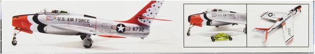 Alt view image 2 of 6 - Level 4 Model Kit Republic F-84F Thunderstreak Aircraft "US Air Force Thunderbirds" "Monogram" Series 1/48 Scale Model by Revell