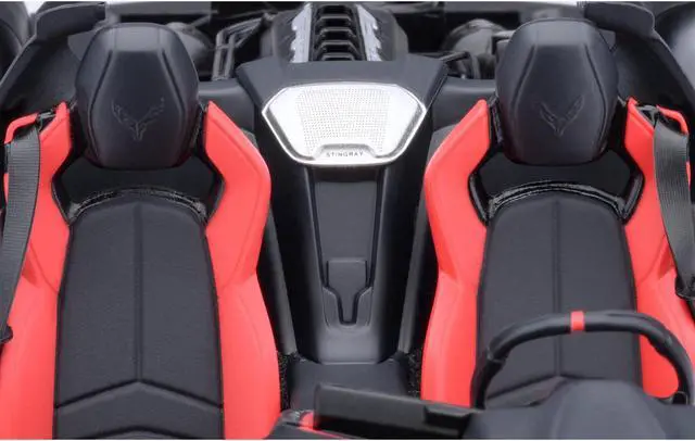 Alt view image 5 of 6 - 2020 Chevrolet Corvette C8 Stingray Black 1/18 Model Car by Autoart