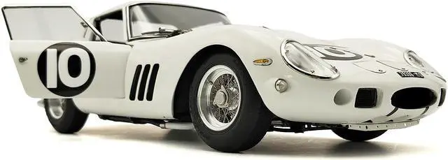 Alt view image 2 of 6 - Ferrari 250 GTO #10 Graham Hill 2nd Place "Tourist Trophy - Goodwood" (1962) Ltd Ed to 2200 pcs 1/18 Diecast Model Car by CMC