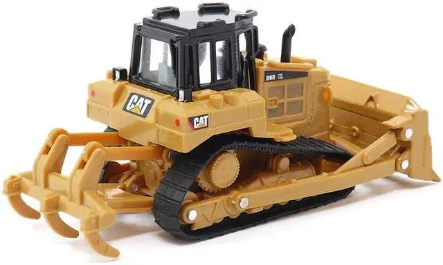 Alt view image 3 of 4 - CAT Caterpillar D6R Track-Type Tractor Yellow and Black 1/64 Diecast Model by Diecast Masters