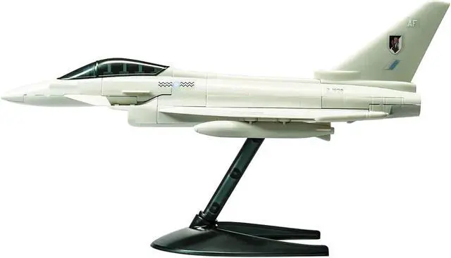Alt view image 3 of 6 - Skill 1 Model Kit Eurofighter Typhoon Snap Together Painted Plastic Model Airplane Kit by Airfix Quickbuild