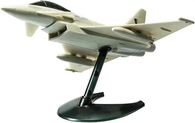 Alt view image 2 of 6 - Skill 1 Model Kit Eurofighter Typhoon Snap Together Painted Plastic Model Airplane Kit by Airfix Quickbuild