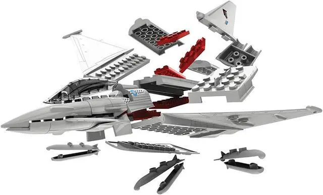 Alt view image 6 of 6 - Skill 1 Model Kit Eurofighter Typhoon Snap Together Painted Plastic Model Airplane Kit by Airfix Quickbuild