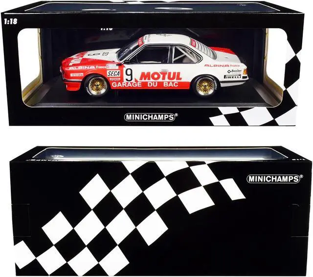 Alt view image 3 of 3 - BMW 635 CSi #9 "Motul / Garage du Bac" 24H of Spa (1984) Ltd Ed to 300 pcs 1/18 Diecast Model Car by Minichamps