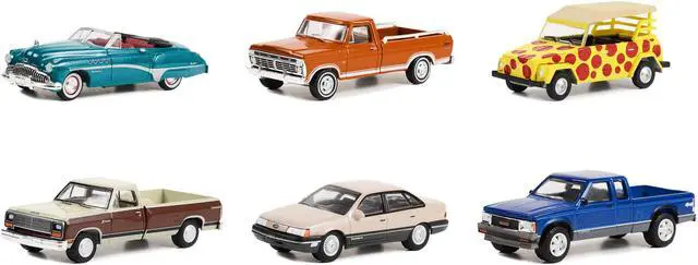 Alt view image 2 of 4 - "Vintage Ad Cars" Set of 6 pieces Series 8 1/64 Diecast Model Cars by Greenlight