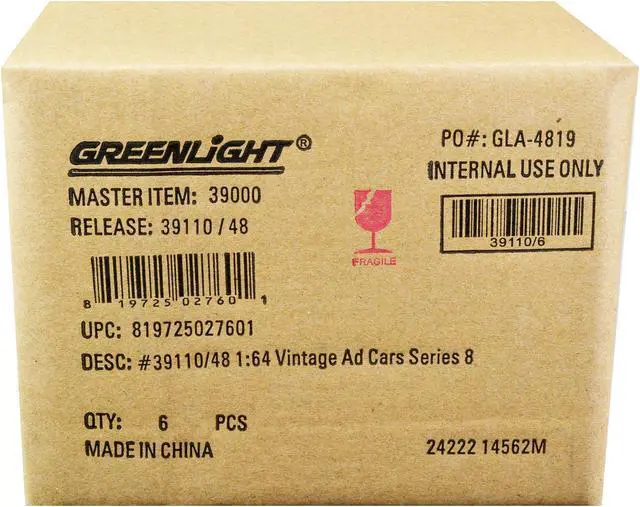 Alt view image 4 of 4 - "Vintage Ad Cars" Set of 6 pieces Series 8 1/64 Diecast Model Cars by Greenlight