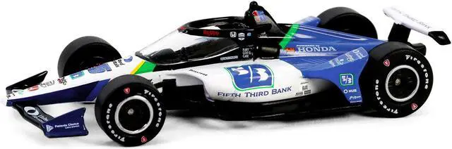 Alt view image 2 of 6 - Dallara IndyCar #15 "Fifth Third Bank" Rahal Letterman Lanigan Racing "NTT IndyCar" (2024) 1/64 Die Cast Model Car by Greenlight