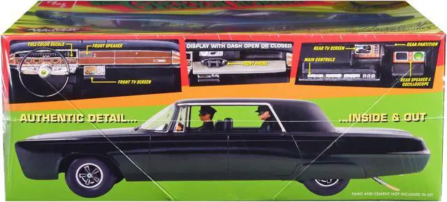 Alt view image 2 of 4 - Skill 2 Model Kit Black Beauty "The Green Hornet" (19661967) TV Series w/Green Hornet and Kato Figures 1/25 Scale Model by AMT