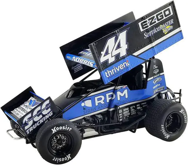 Main image of Winged Sprint Car #44 Dylan Norris "RPM" Gobrecht Motorsports "World of Outlaws" (2023) 1/18 Diecast Model Car by ACME