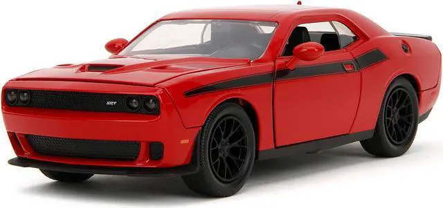 Alt view image 2 of 6 - 2015 Dodge Challenger Red with Black and Diecast Figure "The Walking Dead" (2010-2022) TV Series 1/24 Die Cast Model Car by Jada