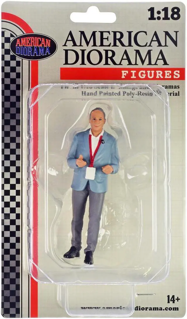 Main image of "On-Air" Figure 2 for 1/18 Scale Models by American Diorama