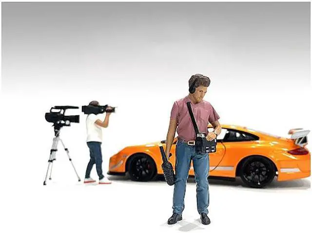 Alt view image 2 of 5 - "On-Air" Figure 4 for 1/18 Scale Models by American Diorama
