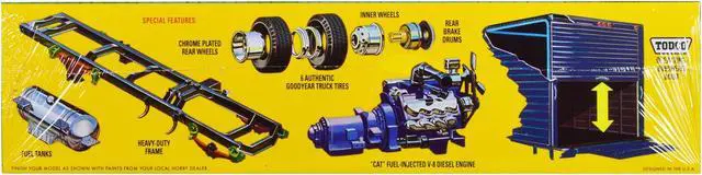 Alt view image 3 of 4 - Skill 3 Model Kit Ford Louisville Line Short Hauler "Morton Salt" 1/25 Scale Model by AMT