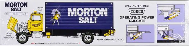 Alt view image 2 of 4 - Skill 3 Model Kit Ford Louisville Line Short Hauler "Morton Salt" 1/25 Scale Model by AMT