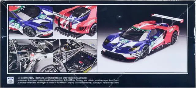 Alt view image 2 of 5 - Level 4 Model Kit Ford GT "24 Hours of Le Mans" (2017) 1/24 Scale Model by Revell