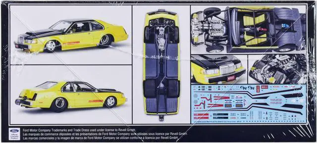 Alt view image 2 of 4 - Level 5 Model Kit Lincoln Mark VII LSC Pro Street 1/25 Scale Model by Revell