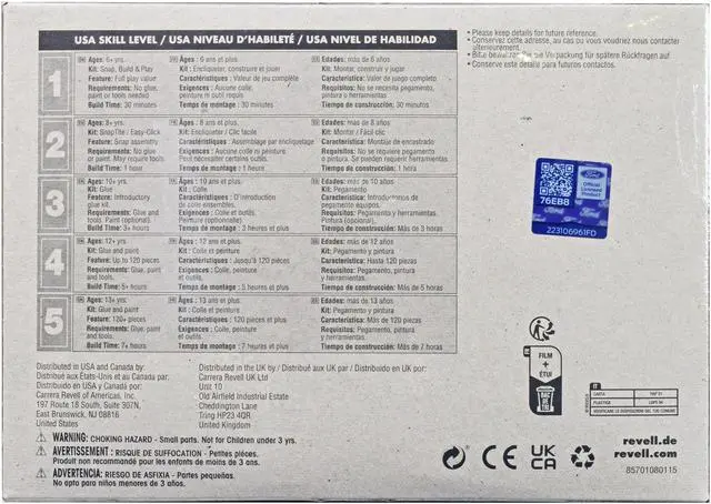 Alt view image 4 of 4 - Level 5 Model Kit Lincoln Mark VII LSC Pro Street 1/25 Scale Model by Revell