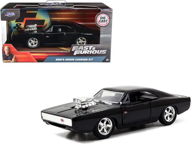 Main image of Dom's Dodge Charger R/T Black "Fast & Furious 7" (2015) Movie 1/32 Diecast Model Car by Jada