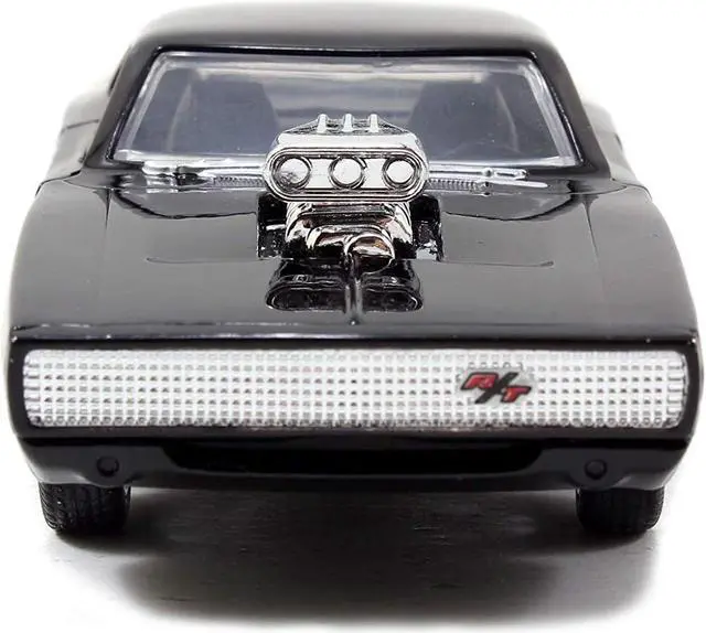 Alt view image 3 of 4 - Dom's Dodge Charger R/T Black "Fast & Furious 7" (2015) Movie 1/32 Diecast Model Car by Jada