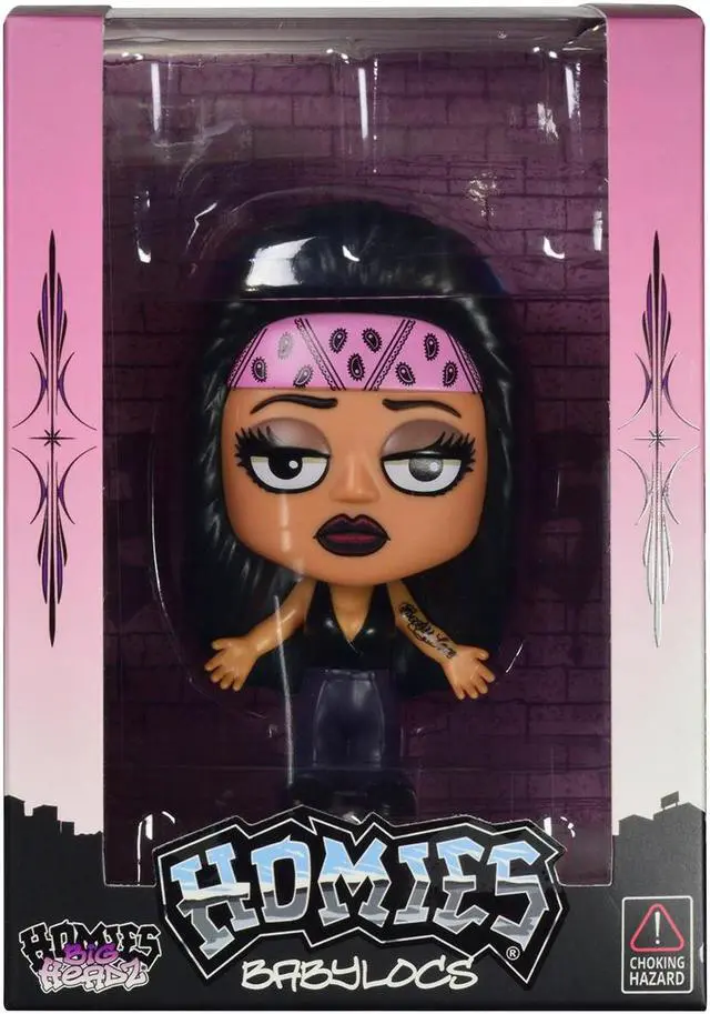 Alt view image 3 of 4 - Babylocs 4" Figure "Homies Big Headz" Series 3 model by Homies