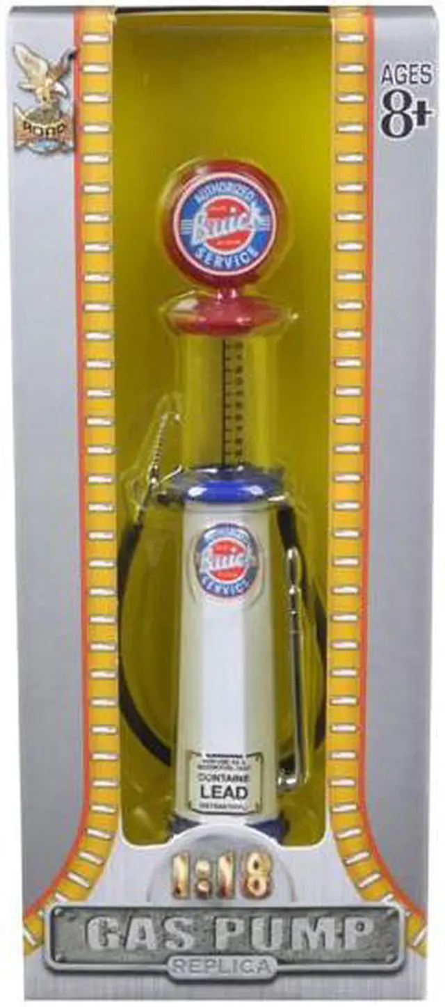 Main image of Buick Gasoline Vintage Gas Pump Cylinder 1/18 Diecast Replica by Road Signature