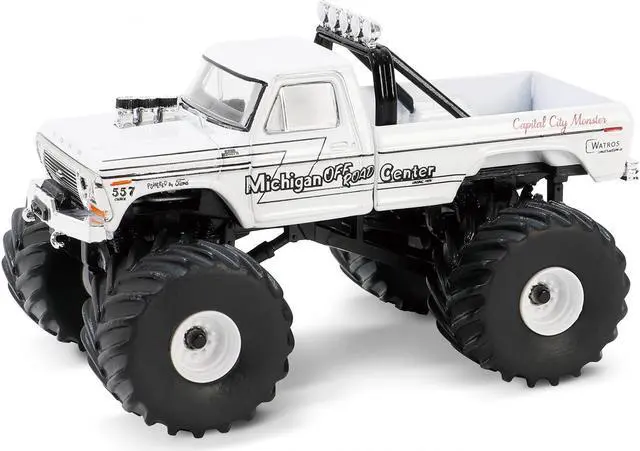 Alt view image 2 of 3 - 1978 Ford F-250 Monster Truck White "Capitol City Monster" "Kings of Crunch" Series 15 1/64 Die Cast Model Car by Greenlight