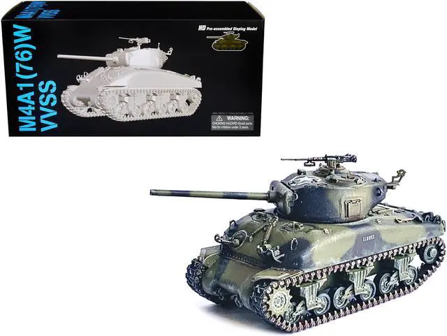 Main image of United States M4A1(76)W VVSS Sherman Tank "2nd Armored Division, France" (1944) 1/72 Plastic Model by Dragon Models