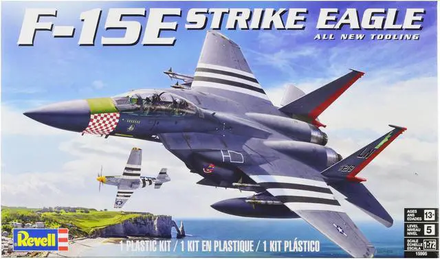 Main image of Level 5 Model Kit McDonnell Douglas F-15E Strike Eagle Aircraft 1/72 Scale Model by Revell
