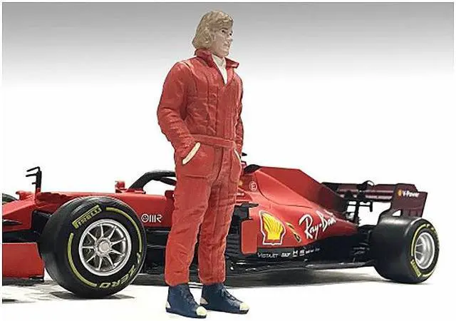 Alt view image 4 of 8 - "Racing Legends" 70's Figure A for 1/18 Scale Models by American Diorama