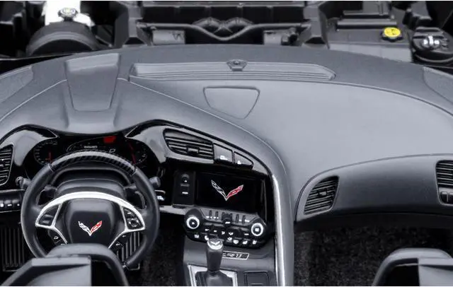 Alt view image 6 of 6 - 2019 Chevrolet Corvette C7 ZR1 Corvette Racing Yellow Tintcoat with Carbon Top 1/18 Model Car by Autoart
