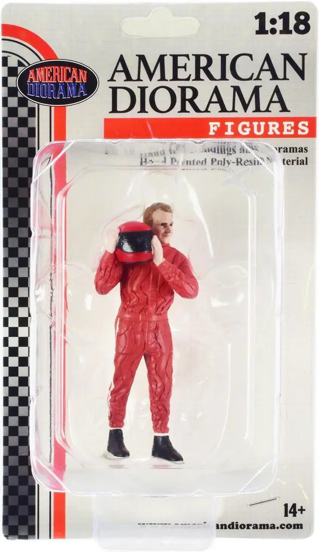 Main image of "Racing Legends" 70's Figure B for 1/18 Scale Models by American Diorama
