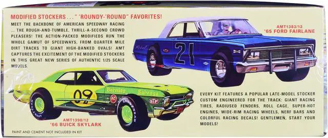 Alt view image 2 of 4 - Skill 2 Model Kit 1964 Ford Galaxie "Modified Stocker" 1/25 Scale Model by AMT