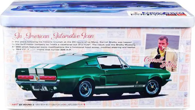 Alt view image 3 of 4 - Skill 2 Model Kit 1967 Shelby Mustang GT350 USPS (United States Postal Service) "Auto Art Stamp Series" 1/25 Scale Model by AMT