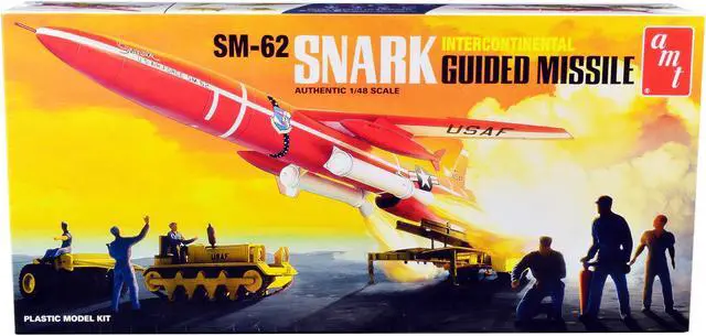Main image of Skill 2 Model Kit Northrop SM-62 Snark Intercontinental Guided Missile 1/48 Scale Model by AMT